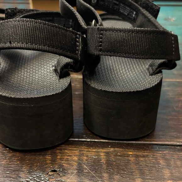 Teva Black Adjustable Strap Sandals - Picture 9 of 16